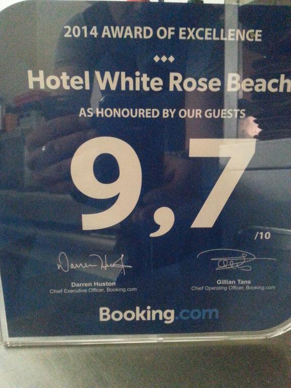 Hotel White Rose Beach Olympiakí Aktí Exterior foto